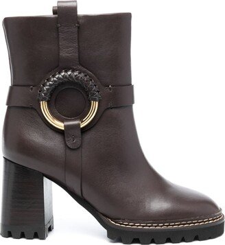 Hanna 80mm platform ankle boots