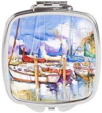 JMK1233SCM Runaway Sailboats Compact Mirror