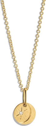 JULEZ BRYANT Stars Teeny Tiny Yellow Gold Necklace