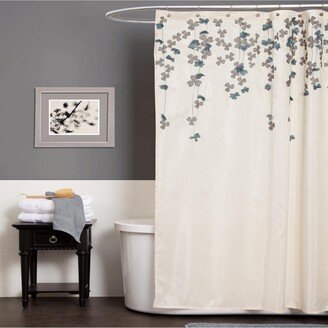 Flower Drops 72 x 72 Shower Curtain