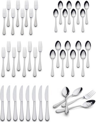 Mesa Satin 18/10 Stainless Steel 44 Piece Flatware Set, Service for 8
