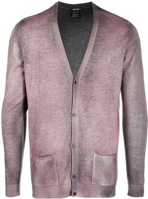 V-neck cashmere cardigan-BQ