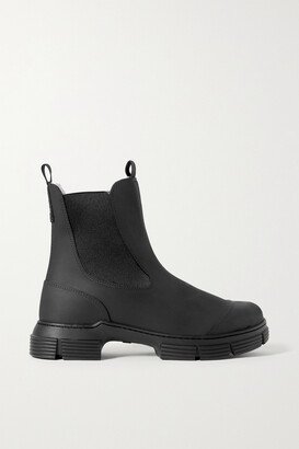 Recycled Rubber Chelsea Boots - Black