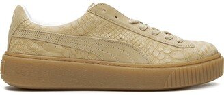 Platform Exotic-Skin sneakers