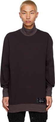 Brown Ripple Turtleneck