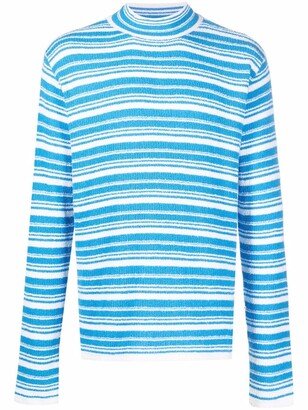 Striped Turtle-Neck Jumper