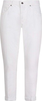 Logo Patch Straight Leg Trousers-AN