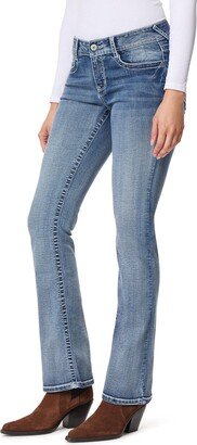 Women's Feisty Curvy Skinny Low Rise Insta Stretch Juniors Jeans