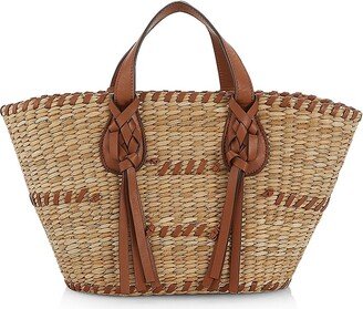 Seaview Day Straw Basket Bag