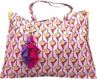 Julia Clancey Pink Martini Turbanista Reversible Tote Bag