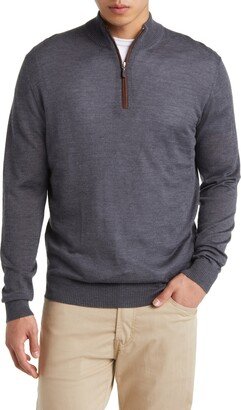 Baron Half Zip Wool Blend Sweater