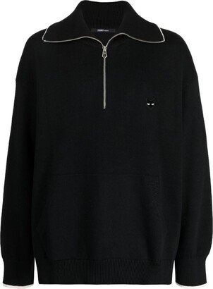 Trace Panther half-zip jumper