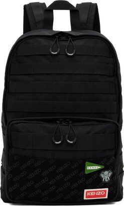 Black Paris Jungle Backpack-AA