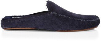 Crawford Suede & Shearling Mules