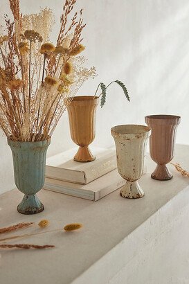 Painted Iron Urn Vase-AA