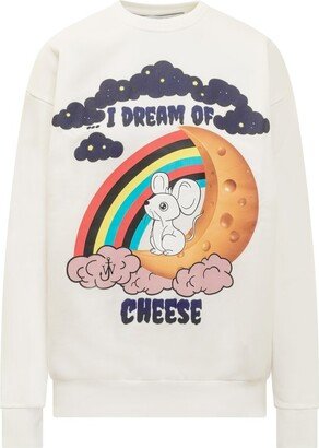 I Dream Of Cheese Crewneck Sweatshirt