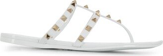 Rockstud thong-strap sandals