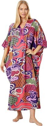 Uzu Caftan (Purple Multi) Women's Pajama