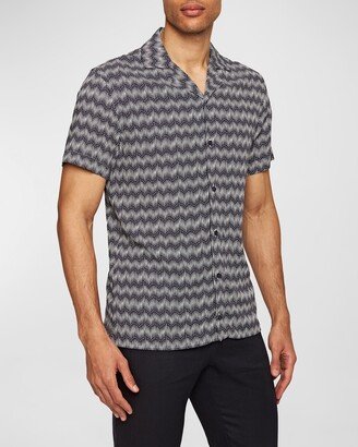 Men's Travis Chevron Camp Shirt