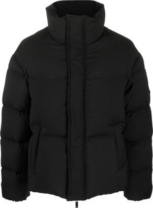 Funnel-Neck Padded Down Jacket-AA