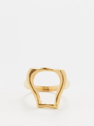 The Link Of Wanderlust 24kt Gold-plated Ring