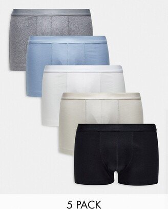 5 pack rib trunks in multiple colors