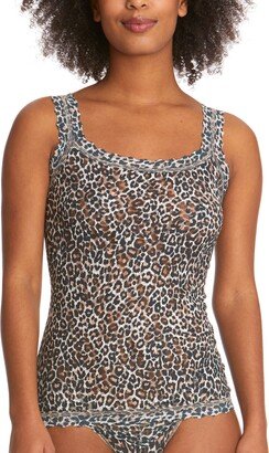 Classic Animal Print Lace Camisole