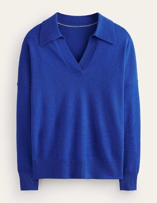 Collared Cashmere Henley