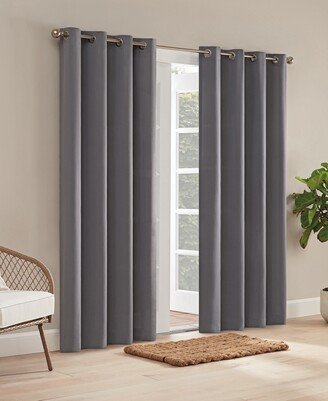 Sun N Shade Hampton Solid Indoor/Outdoor Grommet Panel, 108 x 52