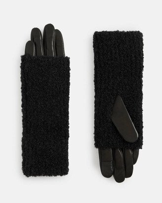 Darby Knitted Cuff Leather Gloves