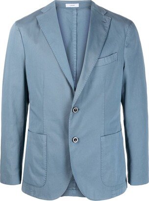 Single-Breasted Cotton Blazer-AG