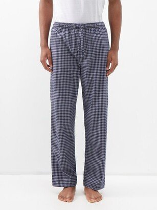 Braemer Checked Cotton Pyjama Trousers