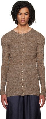 Rier Brown Marled Cardigan