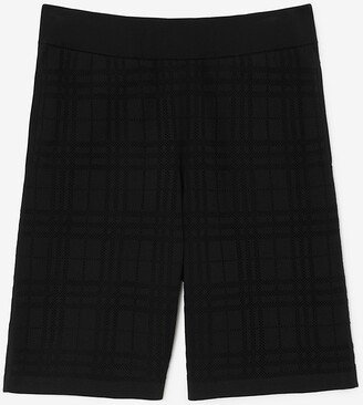 Check Technical Cotton Shorts