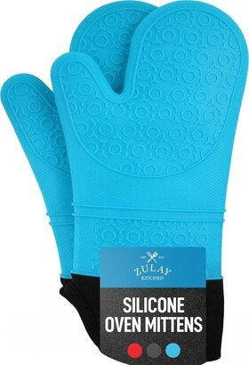 Extra Long Silicone Oven Mitts