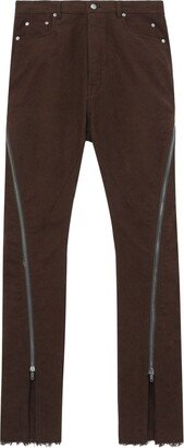 Mid-Rise Zip-Up Extra-Length Jeans