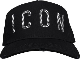 Black cotton cap