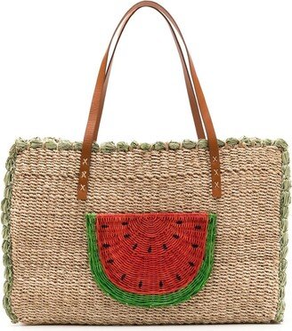 Watermelon Woven Tote Bag