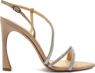 Alana Zircone Suede Sandals