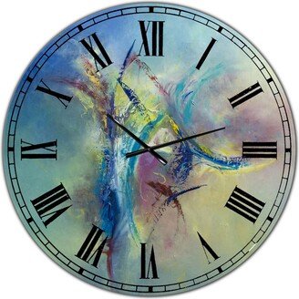 Designart Focused Intention Large Modern Wall Clock - 36 x 36