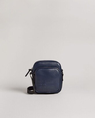 Recycled Pu Flight Bag in Navy