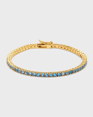 Rally Cubic Zirconia Bracelet in Blue