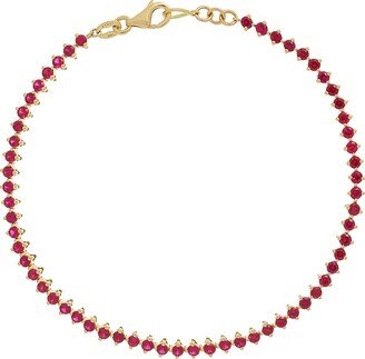 El Mar Ruby Tennis Bracelet