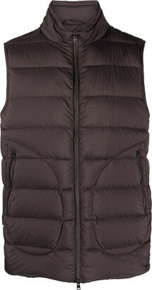 High-Neck Down Padded Gilet