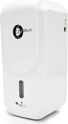 OnDisplay Touchless Wall Mounted Hand Sanitizer/Soap Dispensing Station - Large 1 Liter - White