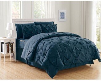 Pintuck 8 Pc. Comforter Set, King/California King