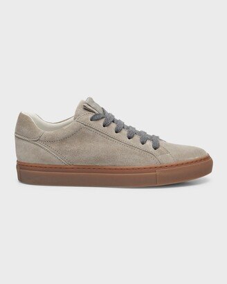 Suede Monili Low-Top Sneakers