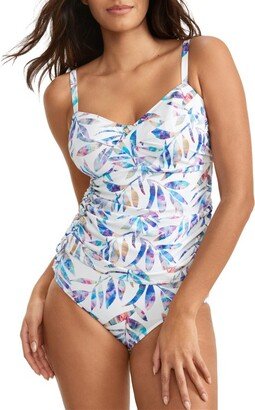 Women's Calypso Harbor Mid Rise Bikini Bottom - FS503572 XL Multi