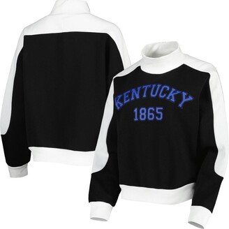 Women's Gameday Couture Black Kentucky Wildcats Make it a Mock Sporty Pullover Sweatshirt