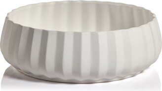 Chantria White Ceramic Bowl